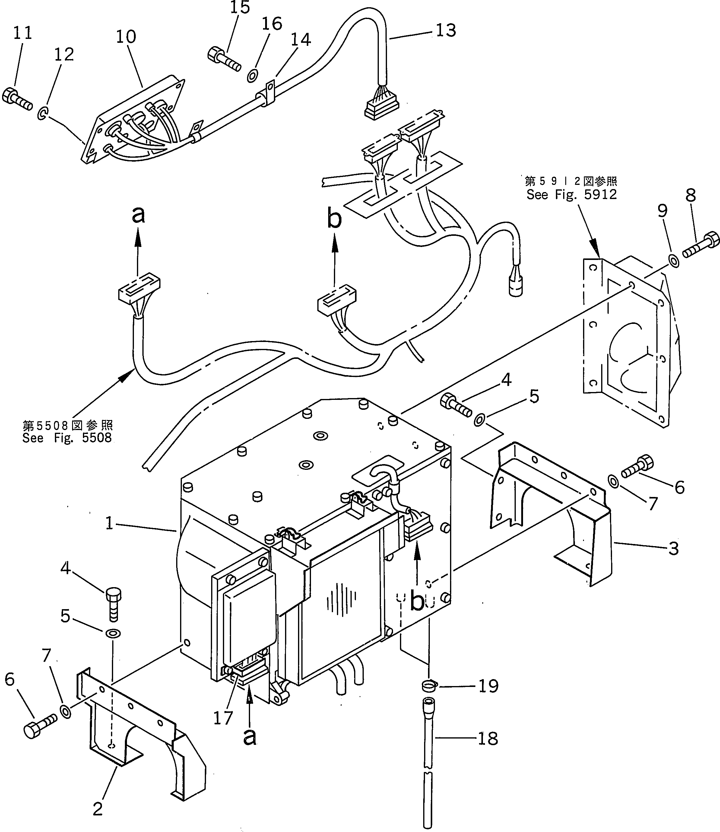AIR CONDITIONER G. (\8\154-Z11-X450) KOMATSU