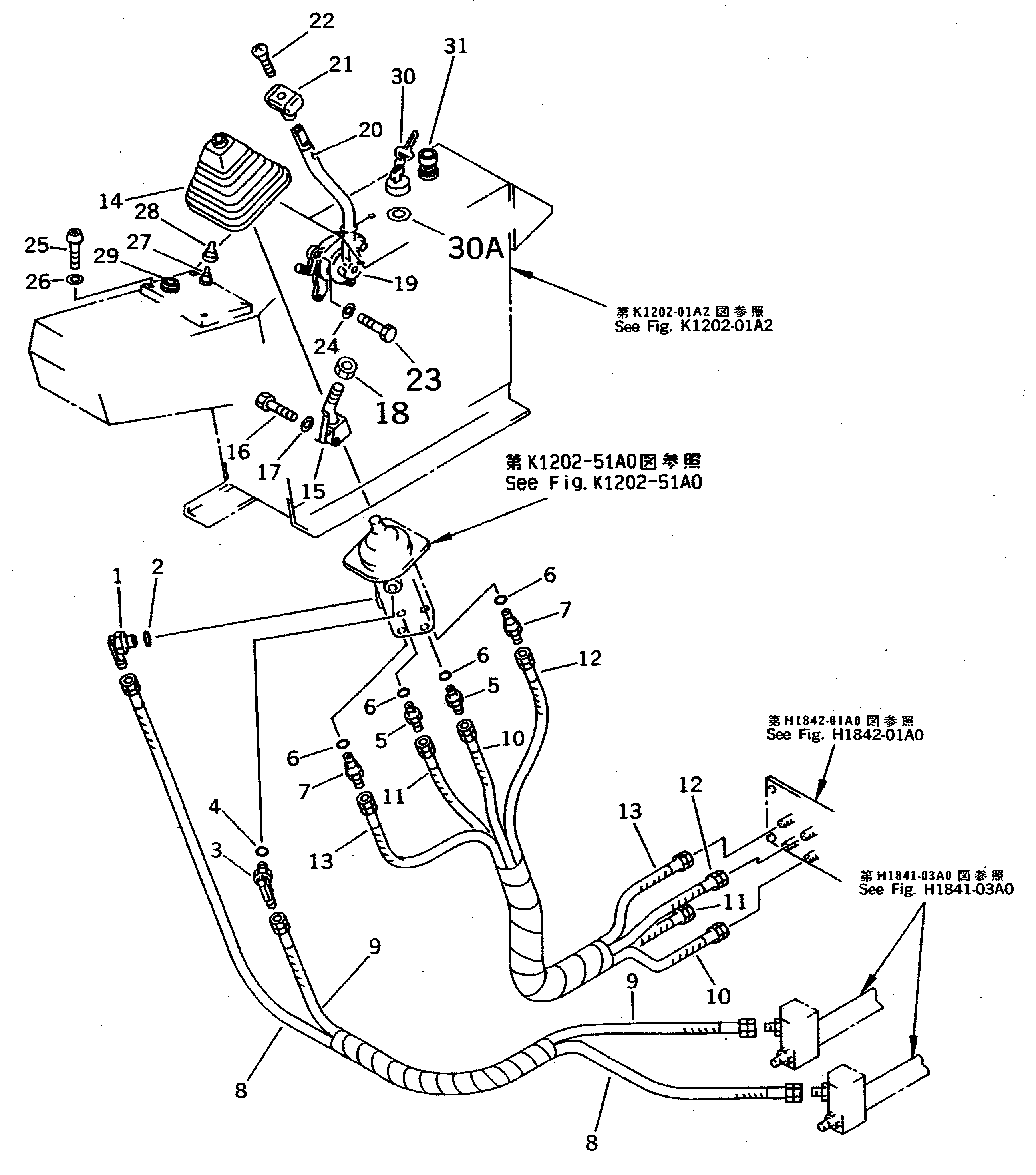 Фонарь 205-06-64541 KOMATSU