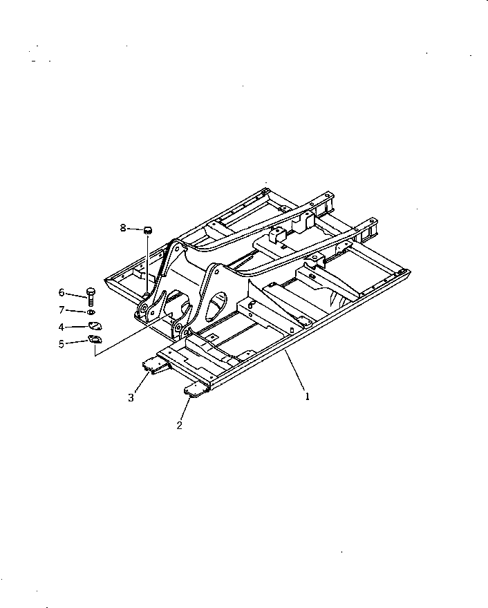 FRAME,REVOLVING 206-956-5140 KOMATSU