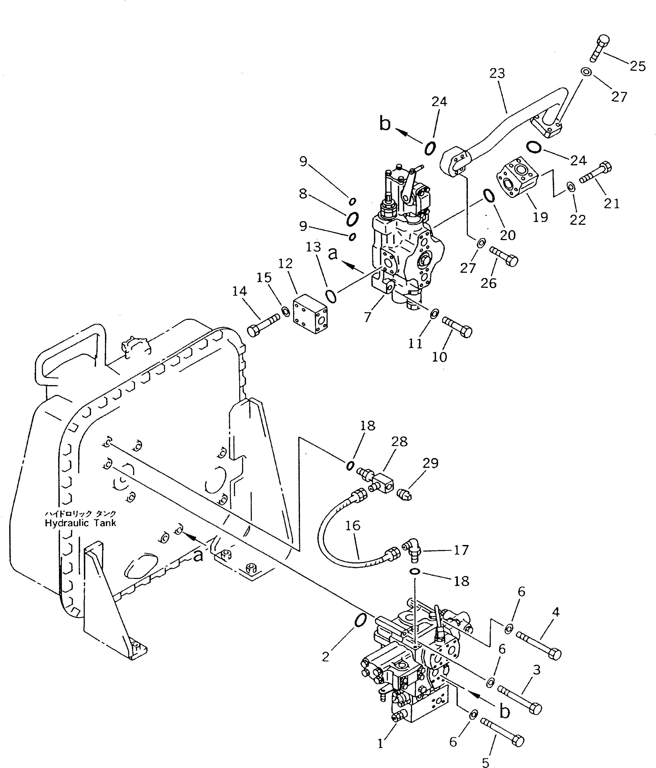 VALVE ASS'Y,RIPPER CONTROL (700-91-48000) KOMATSU