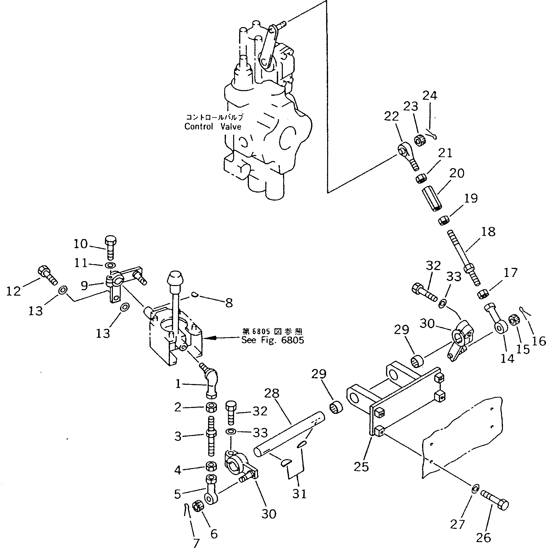 RIPPER CONTROL GROUP (\8\15A-78-X9150) KOMATSU