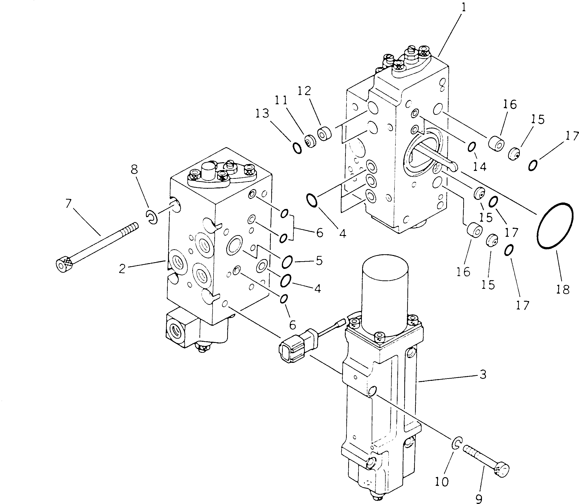 SERVO VALVE ASS'Y,FRONT 708-27-08150 KOMATSU