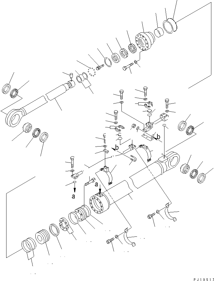 Цилиндр в сборе 21T-63-02130 KOMATSU