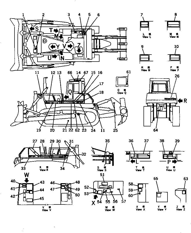 PLATE, CAUTION,TRACK ADJUSTING (\2\195-98-22960) KOMATSU