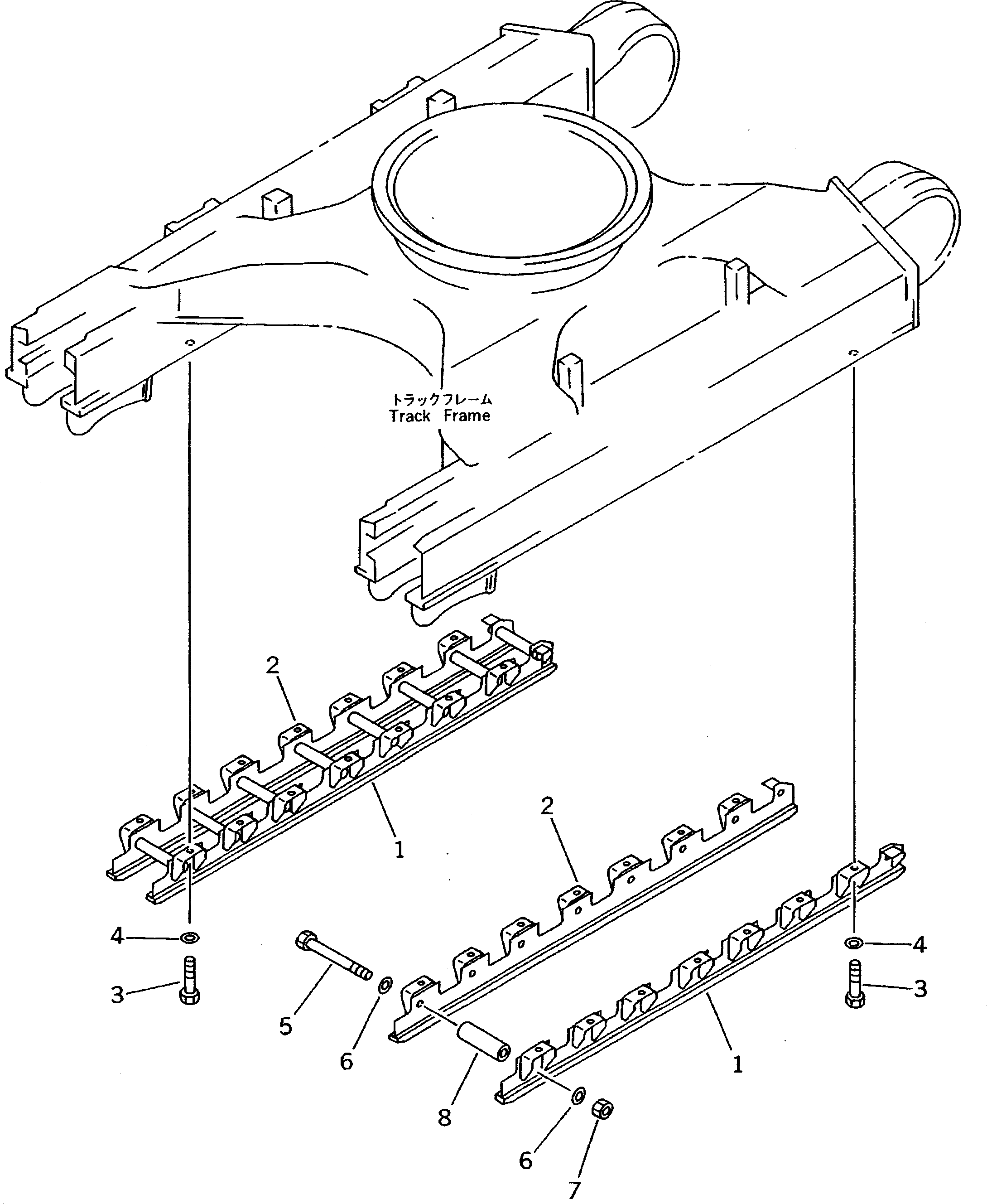Ограждение правое 206-30-51160 KOMATSU