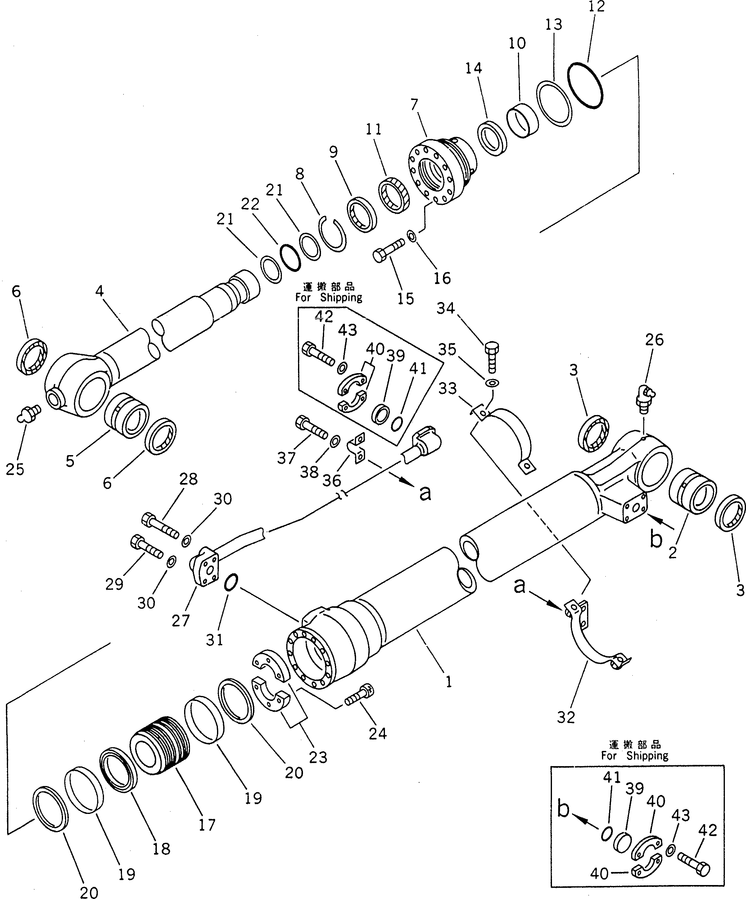BUCKET CYLINDER G.,(SEE FIG.Y1620-41A2) (\8\206-63-X9080) KOMATSU