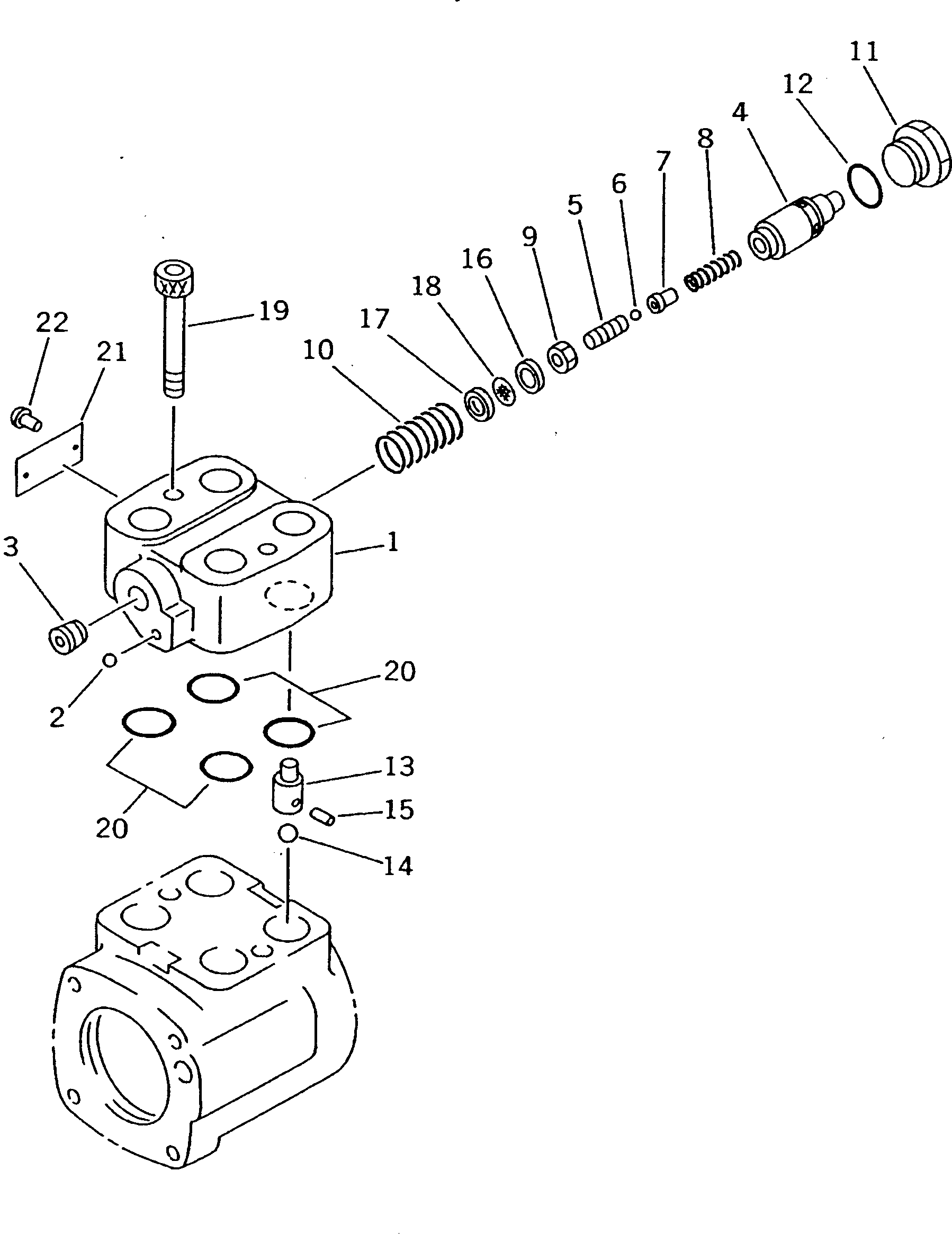Комплект уплотнений STBA0004A KOMATSU