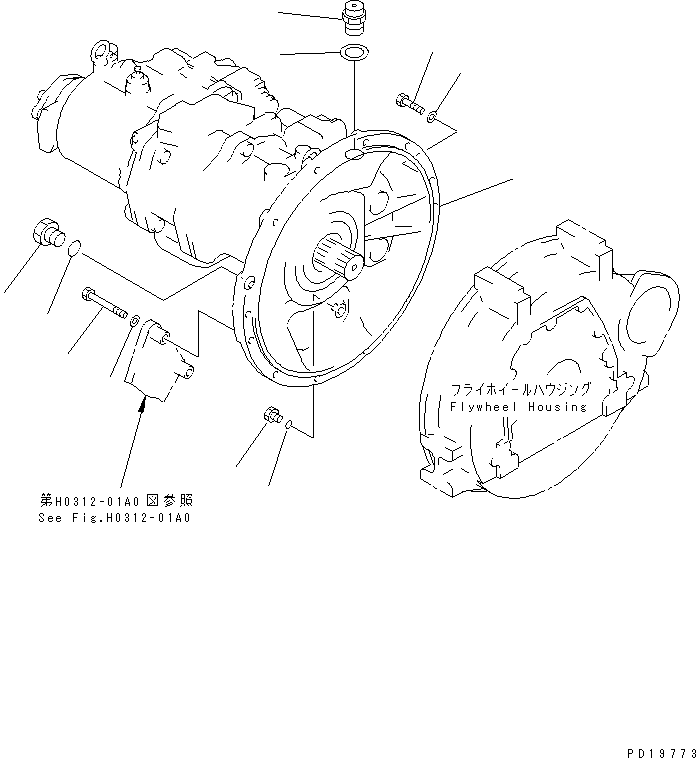 PUMP ASS'Y,PC200 708-2L-00170 KOMATSU