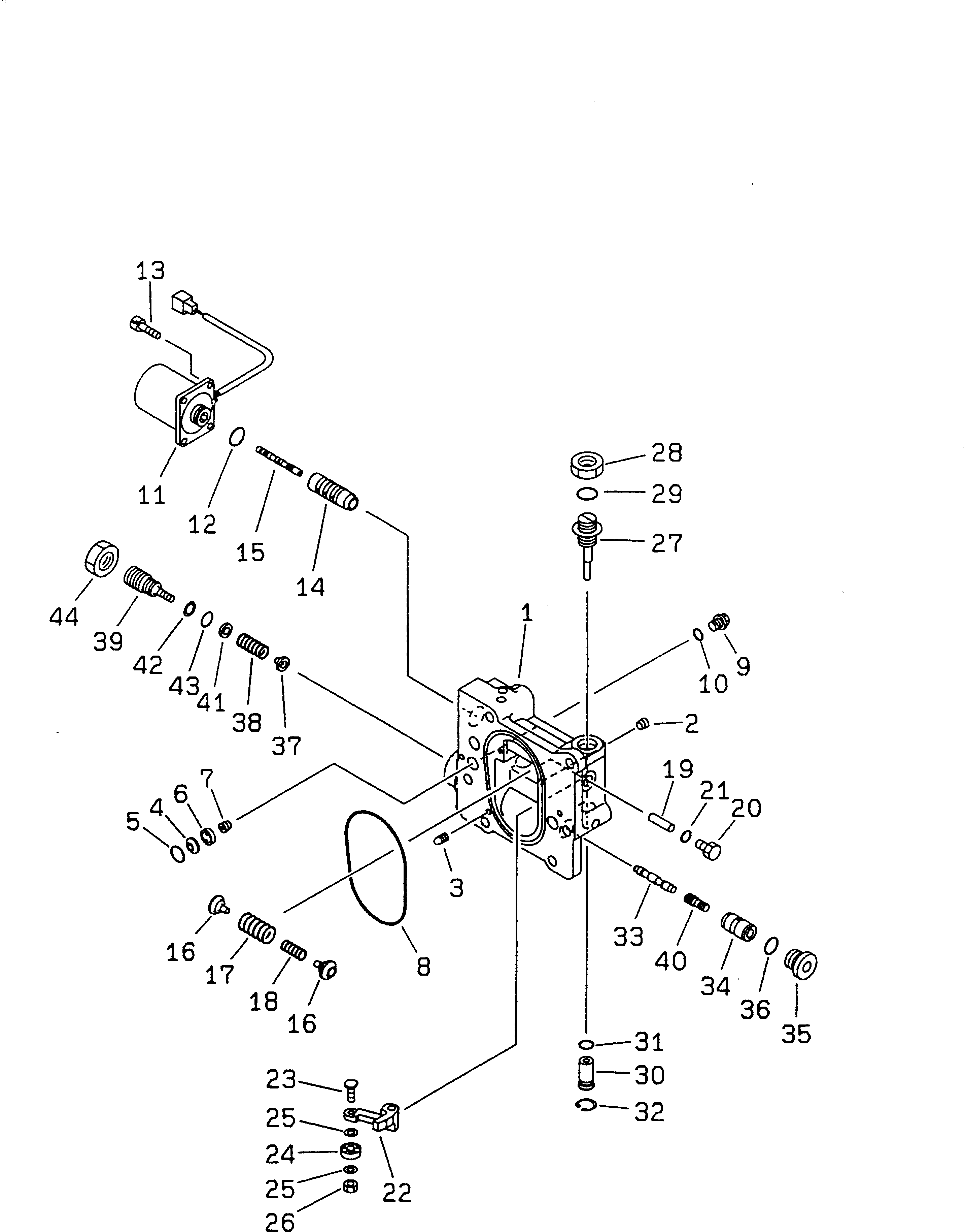 SERVO VALVE ASS'Y 708-2L-03250 KOMATSU