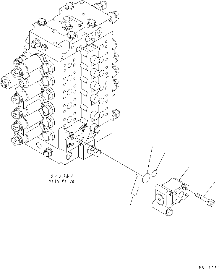Клапан в сборе (723-40-82200) KOMATSU