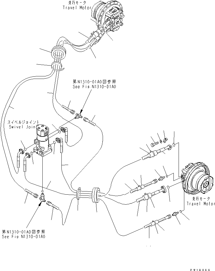Шланг 07621-00220 KOMATSU