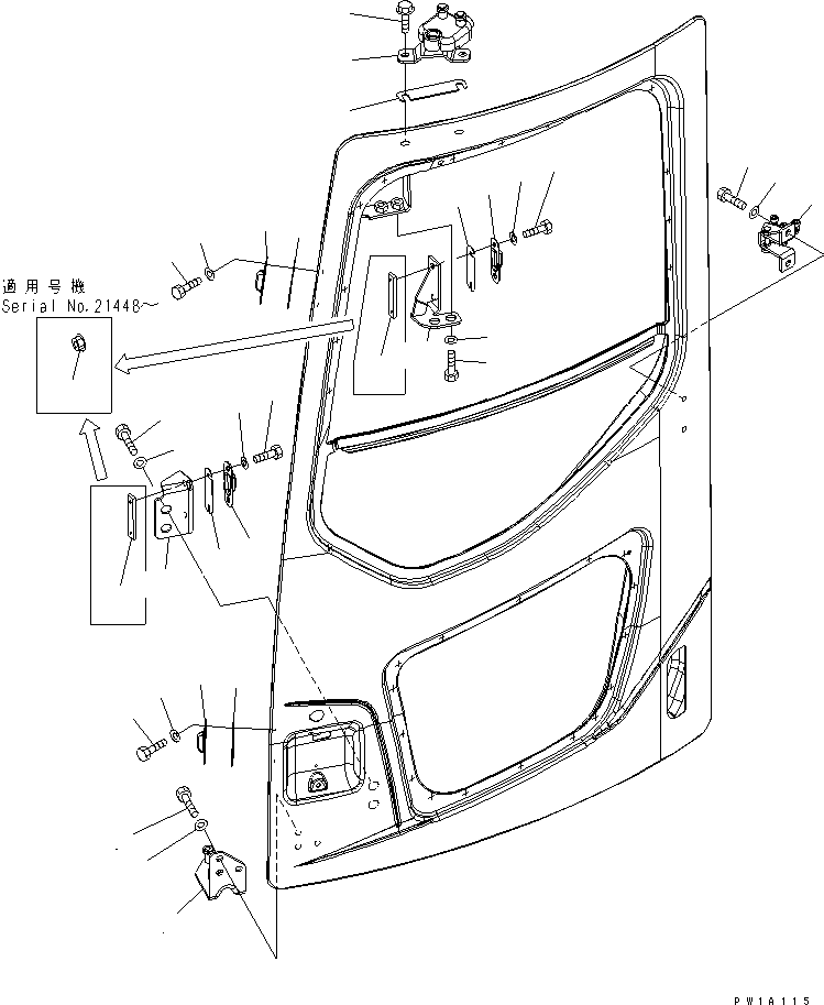 ROLLER ASS'Y 22B-54-16422 KOMATSU
