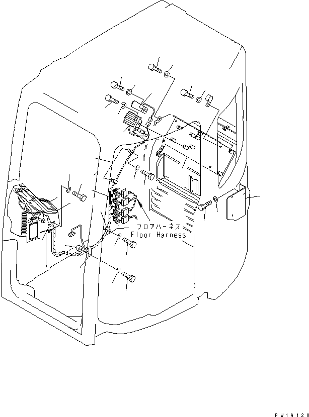 Жгут проводов 22U-06-22111 KOMATSU