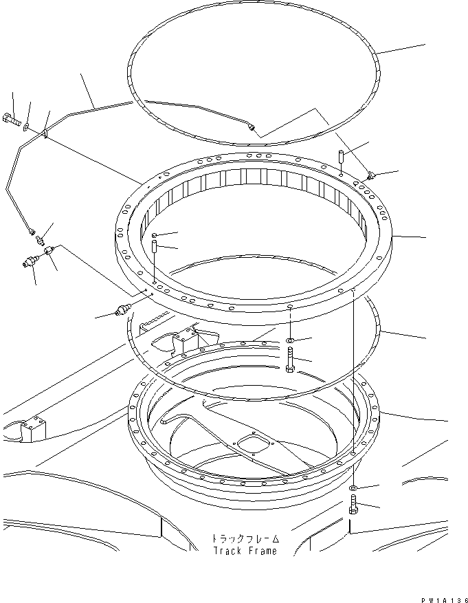 SWING CIRCLE ASS'Y 22U-25-00210 KOMATSU