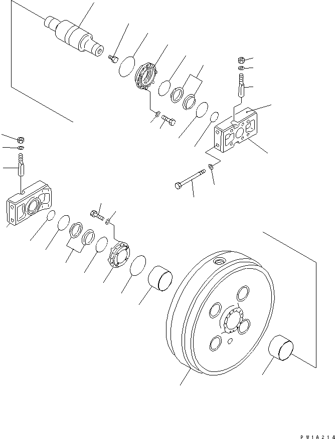 SUPPORT ASS'Y 19M-30-13402 KOMATSU