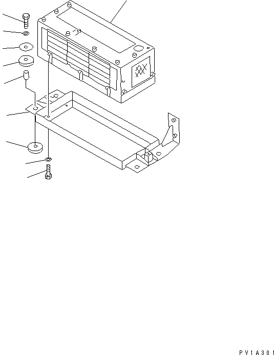 конденсатор в сборе (145-Z79-5303) KOMATSU