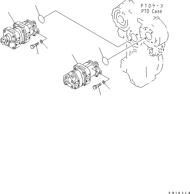 PUMP ASS'Y,(SAL200+200) (705-51-42080) KOMATSU