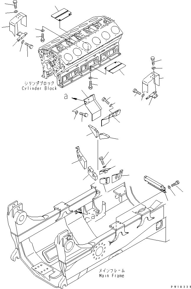 SHEET,L.H. 19M-01-33481 KOMATSU