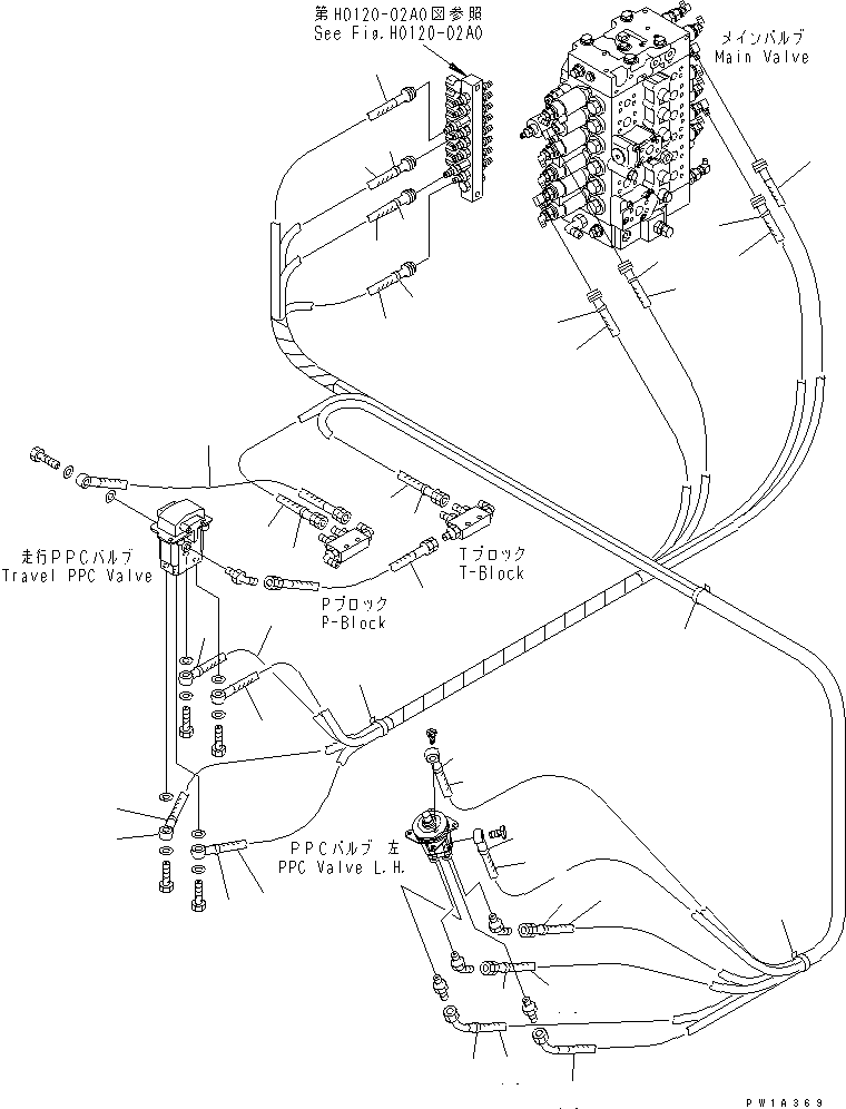 Шланг 22U-62-22341 KOMATSU