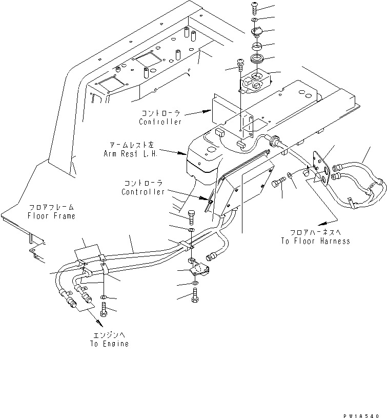Жгут проводов 17A-06-17312 KOMATSU
