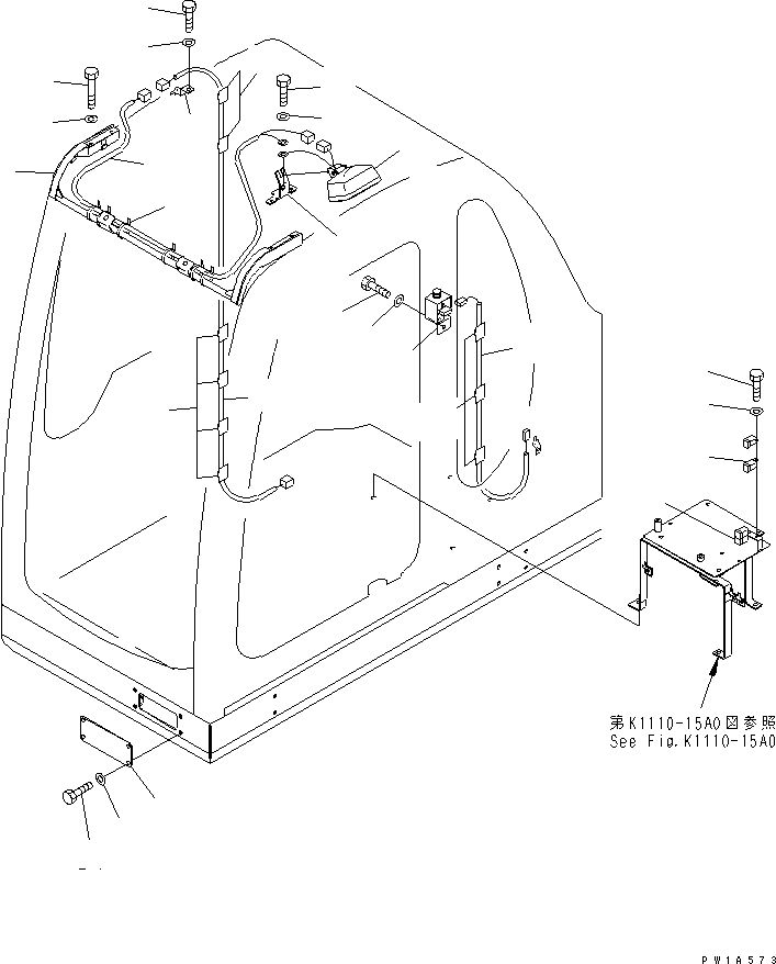 Жгут проводов 21M-06-15550 KOMATSU