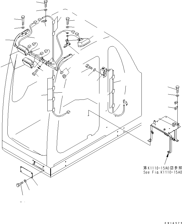 Жгут проводов 209-06-71221 KOMATSU