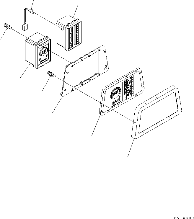 Фонарь в сборе 7831-41-9100 KOMATSU