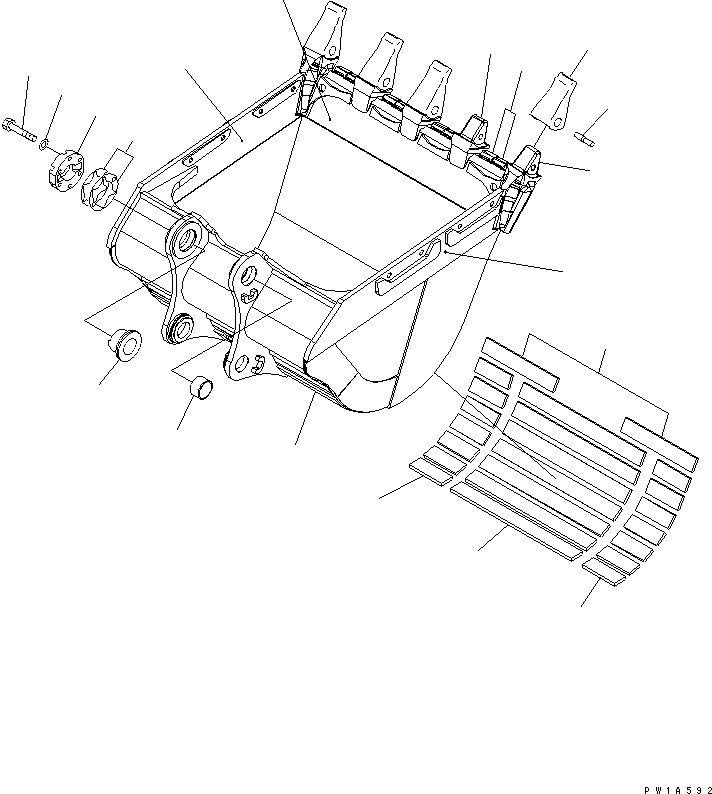 Ковш 21M-939-1471 KOMATSU