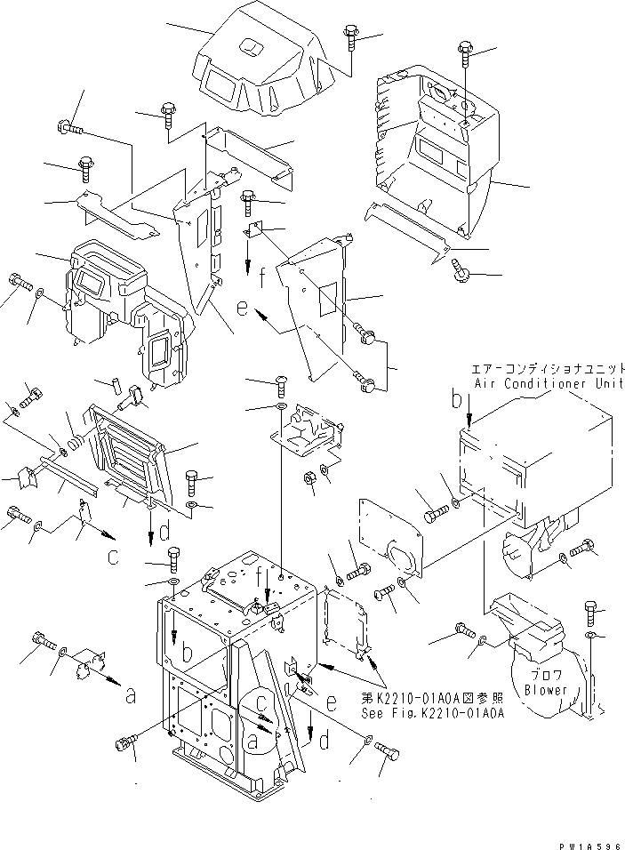Крышка 17A-911-2950 KOMATSU