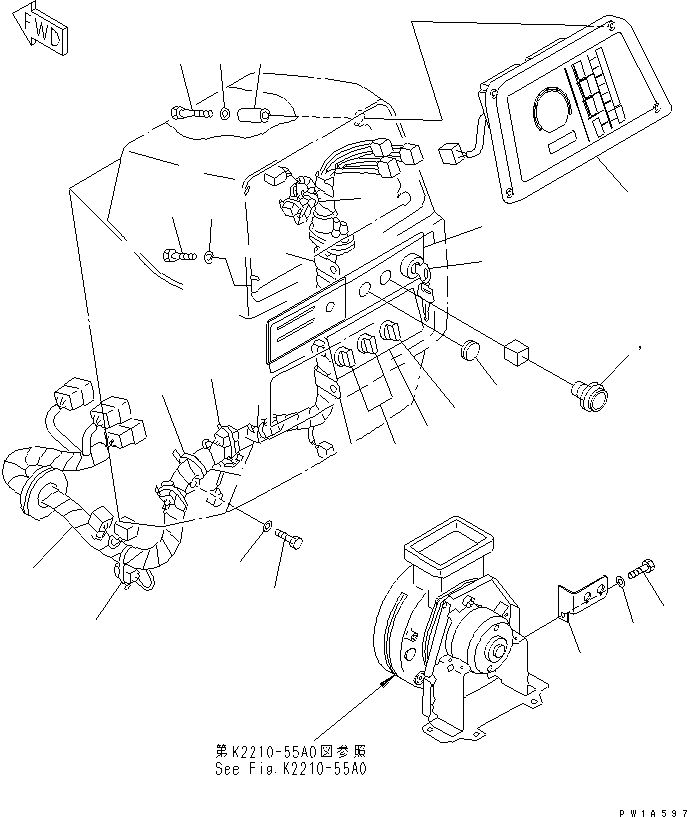 Жгут проводов 17A-06-17411 KOMATSU