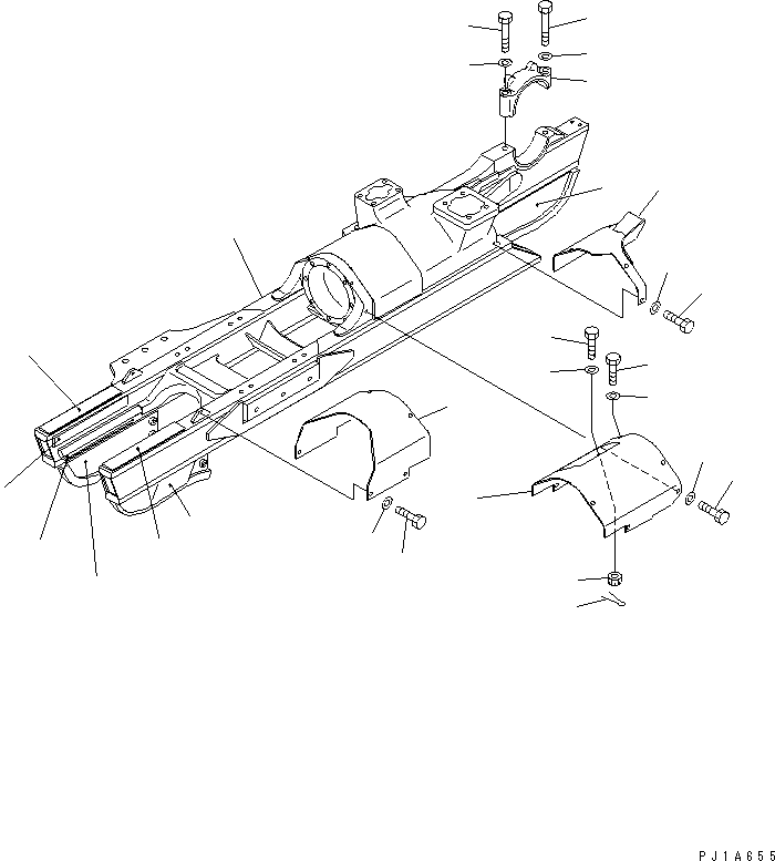 COVER A.,R.H. 156-30-21240 KOMATSU