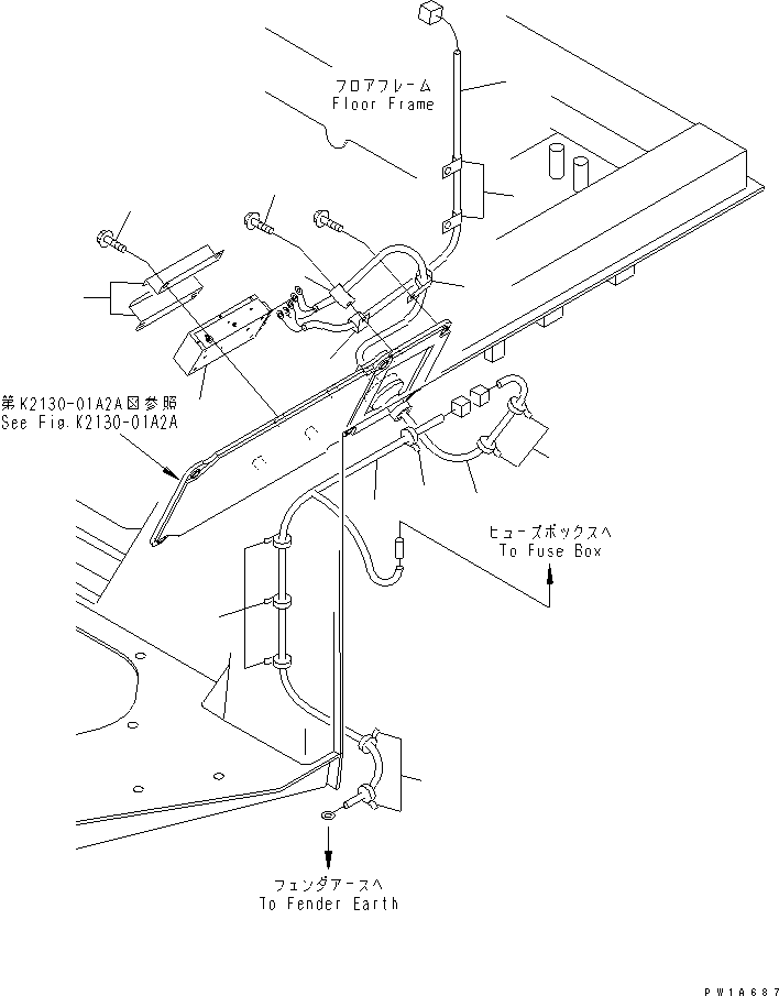 Жгут проводов 17A-06-13950 KOMATSU