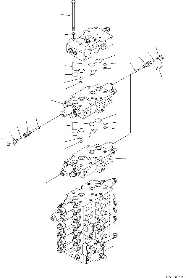 Клапан в сборе (723-41-07200) KOMATSU