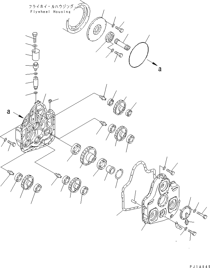 Корпус 21T-38-71123 KOMATSU