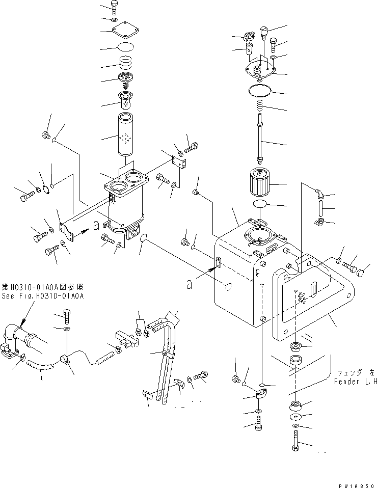 Корпус 19M-60-37140 KOMATSU