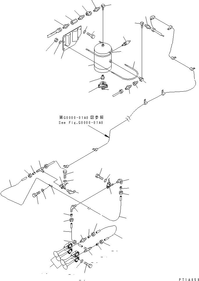 Ниппель 195-49-13360 KOMATSU