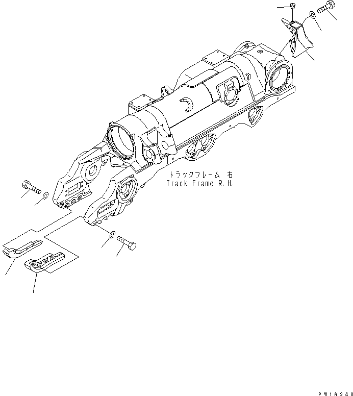 Крышка правая 198-30-62160 KOMATSU