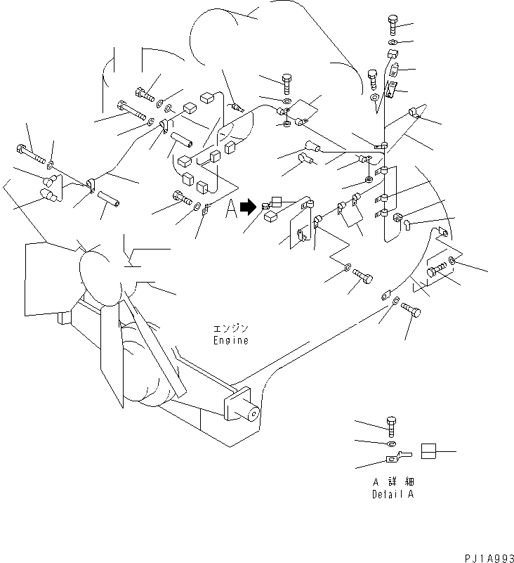 Жгут проводов 17A-06-13222 KOMATSU