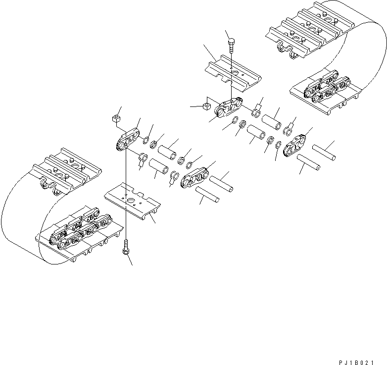 Башмак гусеницы 209-32-02101 KOMATSU