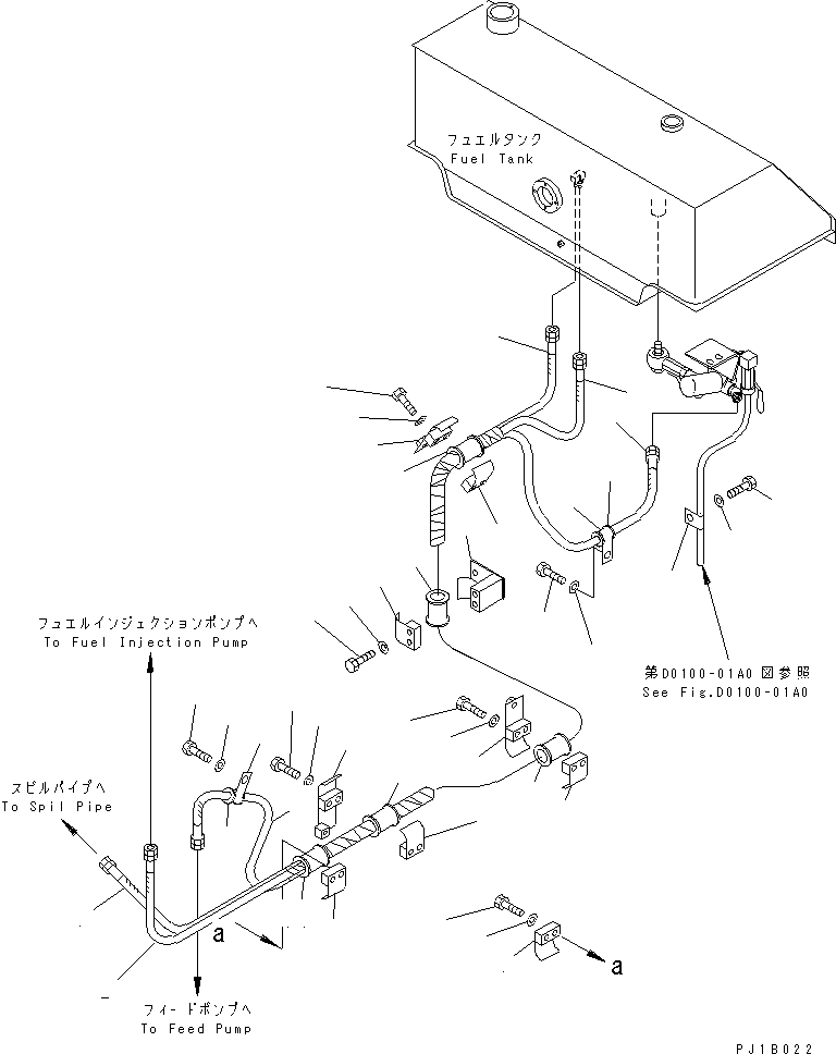 Шланг 17A-04-11211 KOMATSU