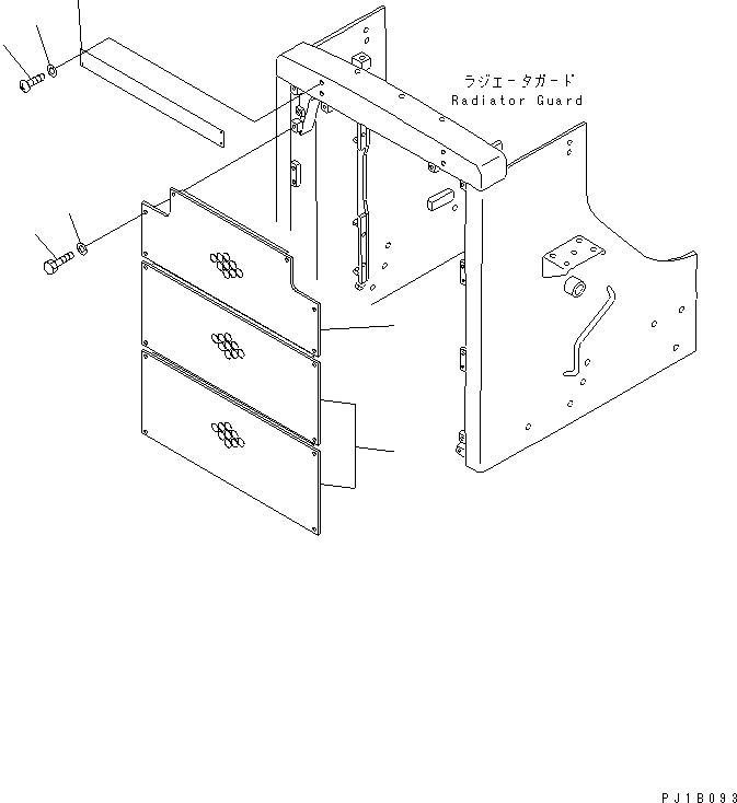 GRILL 176-54-41510 KOMATSU