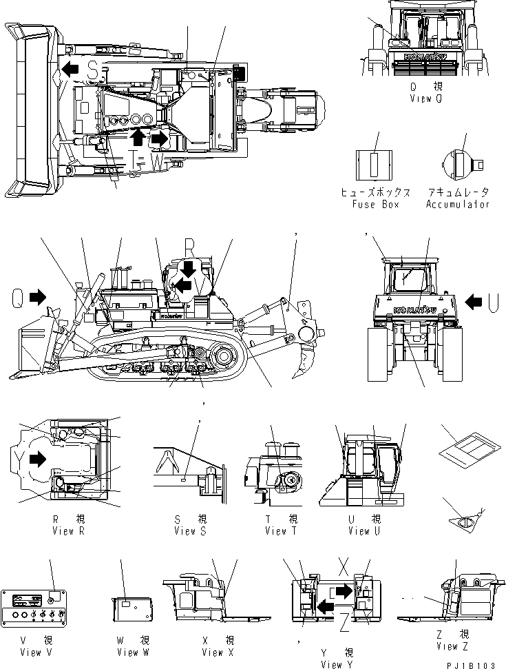 Пластина предохранителей 198-98-51140 KOMATSU