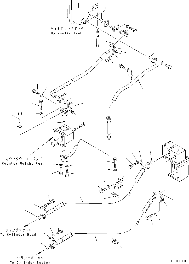 Шланг 07114-10513 KOMATSU
