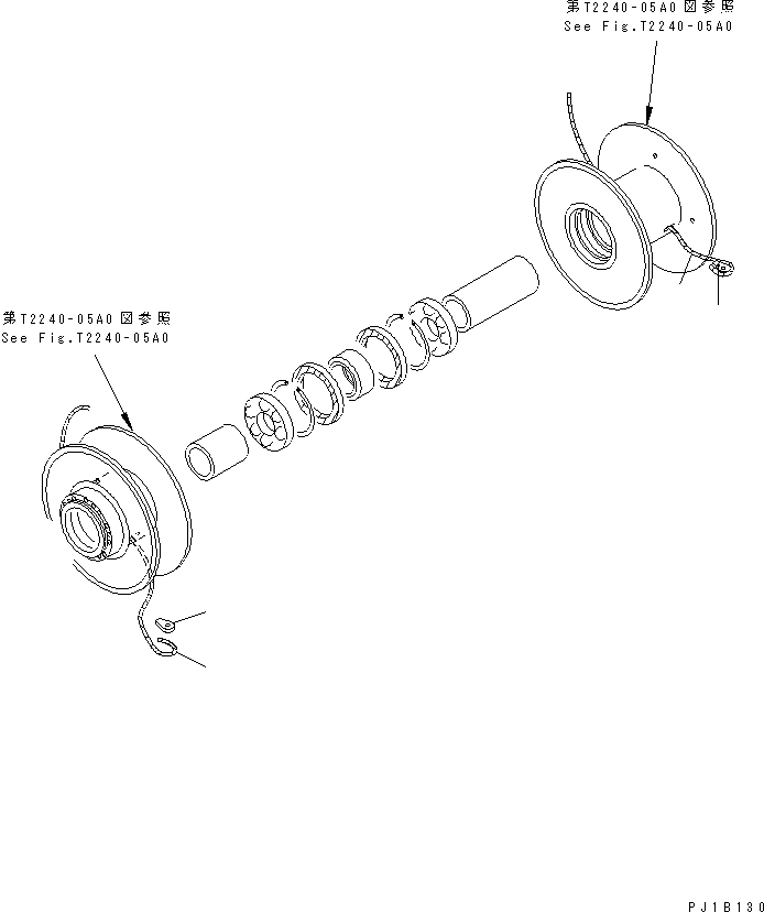 ROPE,HOOK 176-76-61850 KOMATSU