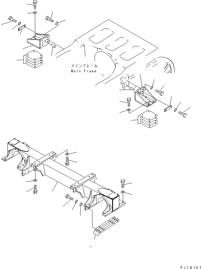 Болт 01019-12450 KOMATSU