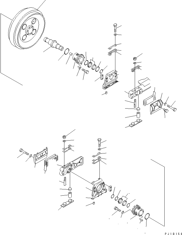 Установочный штифт 176-30-16150 KOMATSU