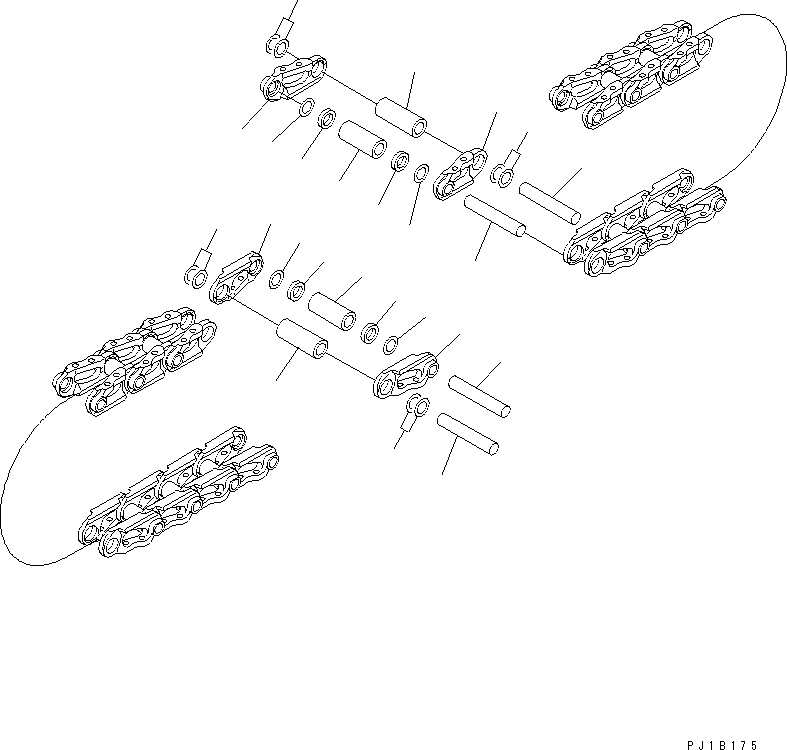 SPACER,MASTER \0\176-32-11331 KOMATSU