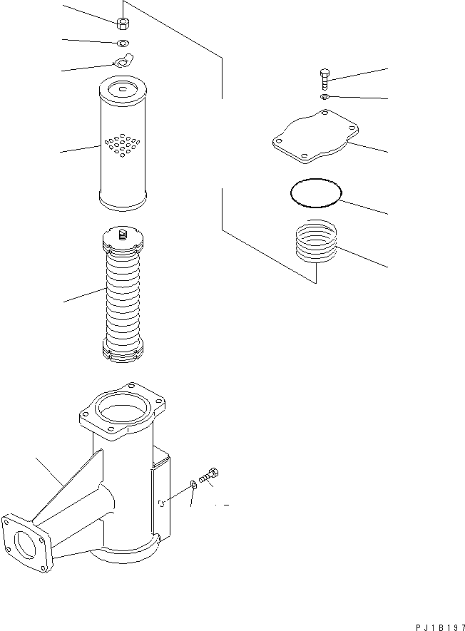 STEERING OIL STRAINE 176-49-00111 KOMATSU