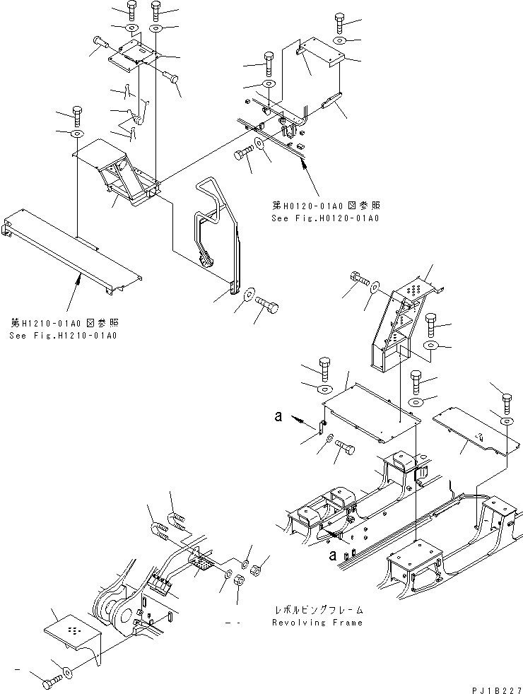 Крышка 21T-54-67790 KOMATSU