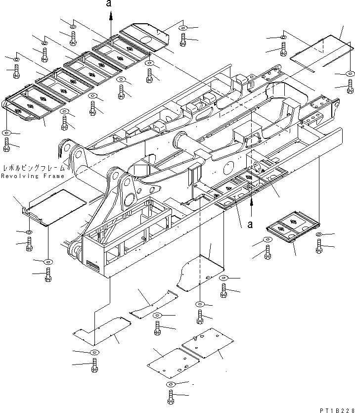 Крышка 21T-54-68620 KOMATSU